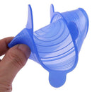 5pcs Universal Silicone Stretch Lids Food Fresh Keeping Wrap Bowl Pot Cover