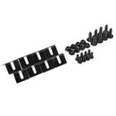 Universal Car Front Bumper Lip Splitter Body Spoiler Canards Refit Kits Black_3C