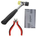 Luthiers Repair Tool Set String Removal Fret Puller Pliers Cutter W/ Ruler