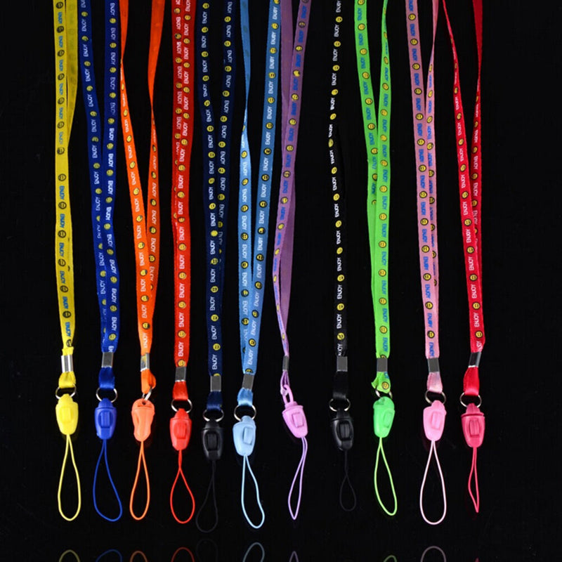 10X Nylon Neck Strap Lanyard Keychain Card Key Phone Holder OZ