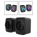 RGB Desktop Speakers, PC Computer Stereo Speaker with Colorful RGB Modes,