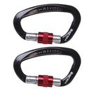 4x Lightweight Heavy Duty Self Lock Carabiner Locking Carabiners for Hiking