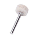 100pcs Wool Felt Polishing Buffing Round Wheel Tool + 2 Shank For  Rotary