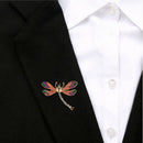 New Enamel Crystal Dragonfly Insect Brooch Scarf Pin Jewelry Bag Ornament Gift-