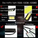 2pcs Bright 7030 12-LEDs SMD Waterproof Car Day Run Light Strip DRL Fog Lamp zxc