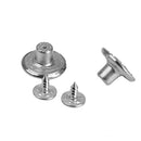 50x 17mm NO-SEW Hammer On Metal Star Jeans Buttons Rivet DIY Repair Trousers