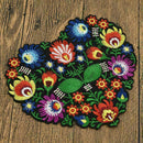 Chinese Patch Flower Embroidered Applique DIY Heart Cloth Cheongsa N3R3 Sti G4B4