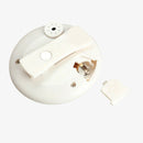 Round Magnetic LCD Digital Kitchen Countdown Timer Alarm with Stand White