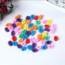 Best 100pcs Sports Elastic Rope Ring Hairband Women Hair Band Ponytail Holder FT