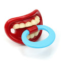 Red Lips Baby Funny Dummy Pacifier Novelty Teeth Children Soother Feeding  APY