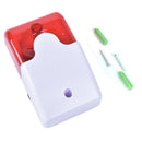 12V Indoor Wired Strobe Siren Warning Signal Horn Alarm System Flashing Lig_J Hn