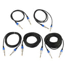 Instrument Guitar Cable Amp Cord 1/4inch for Electric Guitar Bass Parts 1m