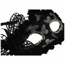 Black Butterfly decoration Sexy Women Venetian Hollow Masquerade Eye Face M