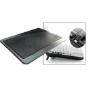 Notebook Laptop Cooler Mat Quiet Cooling Pad Stand Tray  Ventilation 1 Fan Black