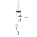 Colorful 6 LED Lamp Solar Light Courtyard Moon Star Garden Decorative Lamp