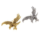 Fashion Eagle Pendants Design Necklace Gifts Jewelry Crafts Decorations 2pcs