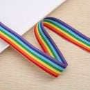 FreshTech 20mm Lanyard with Safety Break away and Metal clip - Rainbow C7Q3