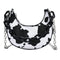 Women Animal Printed Crossbody Bag Crescent Chain Shoulder Handbag (Cow) A#S