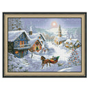 Dimensions Crafts Stamped Cross Stitch Kits 11 Count Aida Cloth - Winter
