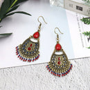 Bohemian Ethnic Ear Earrings Fashion Drop Earrings Rice Beads Accessories L M8P1