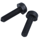 100 x Black M3*10mm plastic Phillips screw flat head
