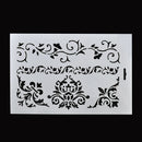 Plastic Layering Stencils Template DIY Painting Scrapbooking Tool Flower Supply
