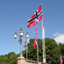 Kingdom Of Norway NORWAY FLAG 5ft X 3ft Kongeriket Norge NORWEGIAN