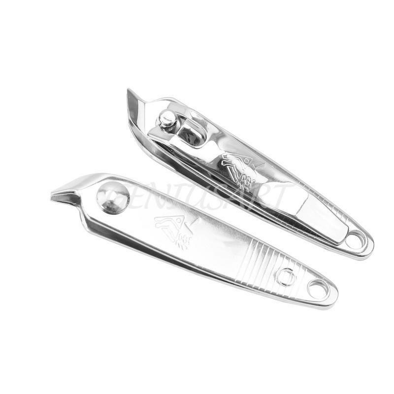 2x Hand Slant Edge Finger Nail Clippers Pedicure Manicure Cuticle Cutter