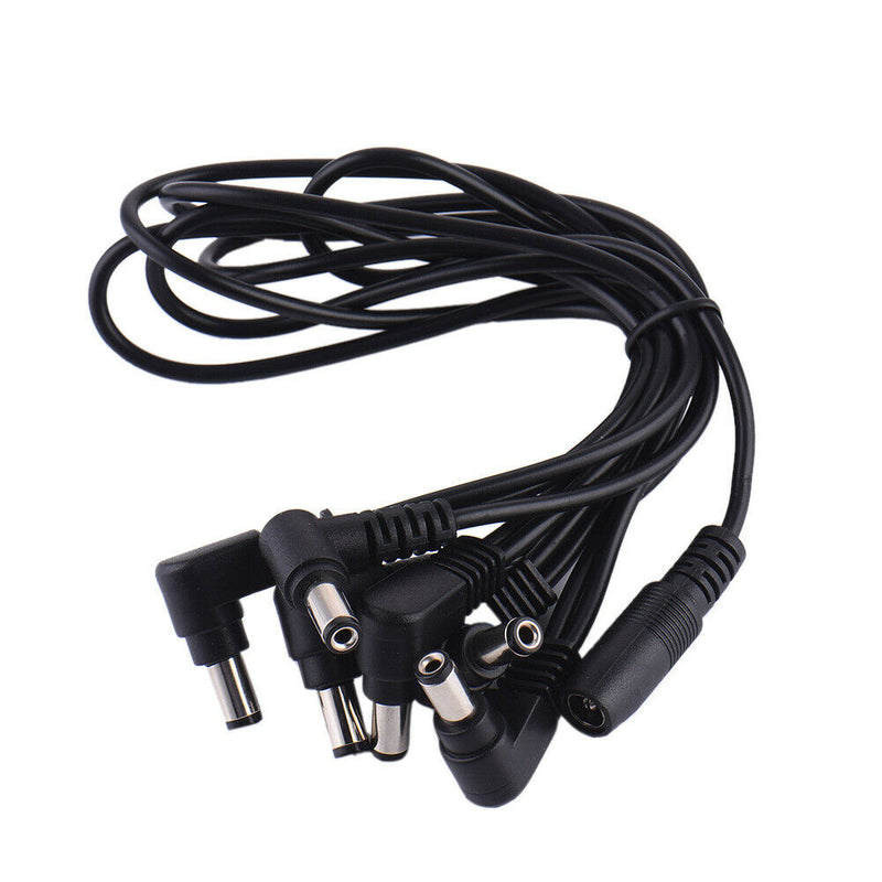 1 to 3/4/5/6/8 Ways Daisy Chain Electric Guitar Effect Pedal Power Supply Cable