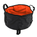 8L Camping Hiking Folding Wash Basin Bucket Travel Water Storage Bag orange