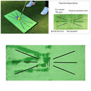 Golf Training Mat Game 60x30cm Practice Rug Training Aid Batting Mat Gift