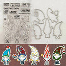 Christmas Elf Transparent Silicone Seal DIY Scrapbooking Photo Album Pretty V1L9