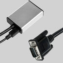 VGA TO HDMI OUTPUT 1080P HD + AV TV HDTV VIDEO USB CABLE CONVERTER ADAPTER Delux