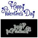 Happy Valentine Day  Metal Cutting Dies For DIY Scrapbooking Album Paper CardsSP