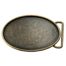 2x Rodeo Western Rectangular Belt Buckle