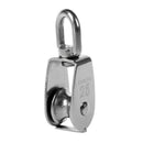 25mm Rotatable Stainless Steel Wire Rope Single sheave pulley scooter