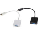 1080P Mini HDMI Male to VGA Female Video Converter Adapter Cable for PC TV