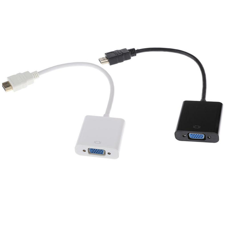 1080P Mini HDMI Male to VGA Female Video Converter Adapter Cable for PC TV