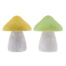 2x Solar Powered Mushroom LED Light Pathway Lamp Outdoor Garden Lights B+C