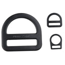 Outdoor Safety Harness Buckle Slotted D Ring Hardware for Climbing Arborist