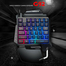 G92 One-handed MIni 35 Keys Mechanical Gaming Keyboard USB Wired for PC Game