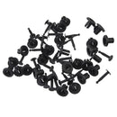 30x Nylon Bumper Trim Fastener Clips For  Megane Laguna Twingo