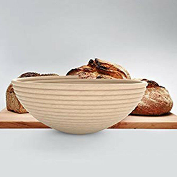 1 X wood Proofing Basket bowl for Bread and Dough Best Round Professional M X8B4
