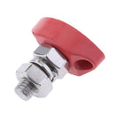 Stainless Steel Red Junction Block Single Insulated Terminal Stud 8mm