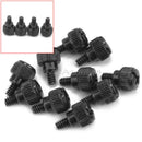 10Pcs Computer Case Accessories Tools Hnad Twist Thumb Screws Black 14mm Length