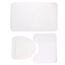 3pcs/set Bathroom Non-Slip Pedestal Rug + Lid Toilet Cover + Bath Mat