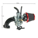 22Mm Pz22 Carb Carburetor Air Filter Intake Pipe For 110Cc 125Cc Ssr Lifan