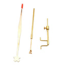 Brass Violin Luthier Tools Kit Set Sound Post Gauge Measurer Retriever Clip J8D9