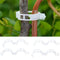 100PCS Tomato Garden Plant Support Clips Garden Ornaments for Trellis Twine