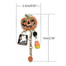 Halloween Party Pumpkin Ghost Pair Ear Stud Dangle Hoop Jewelry Earrings Gifts